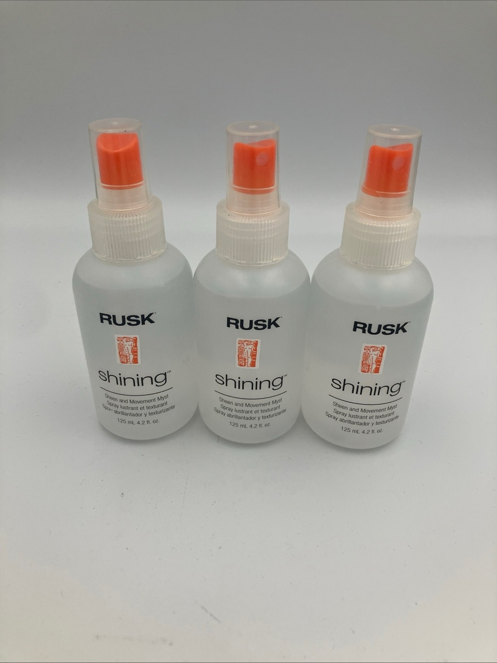 Rusk Shinning Sheen and Movement Myst 4.2 oz Pack of 3
